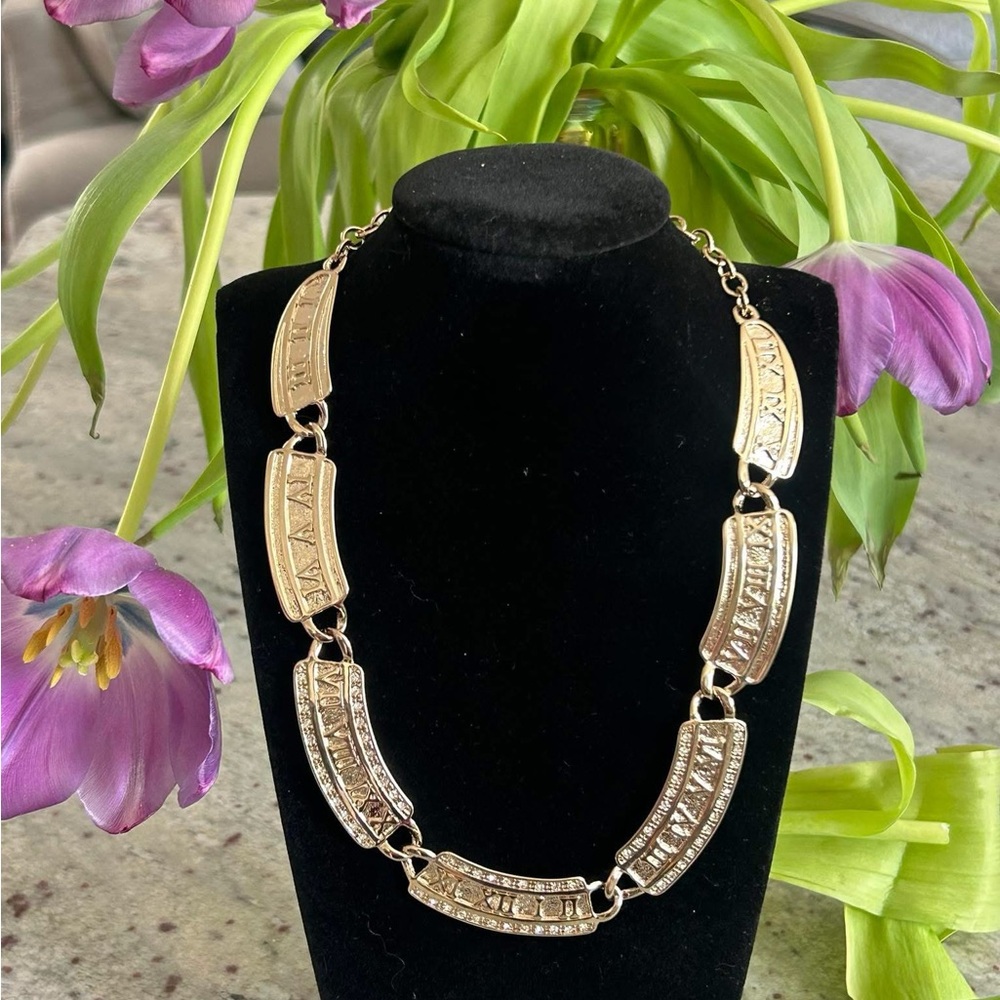Park Lane Roman Numeral Collar Necklace | Exclusive Vault Item from 90s | New